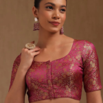 Round Neck Saree Blouse