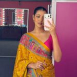 Ethnic Motifs Pure Crepe Designer Saree